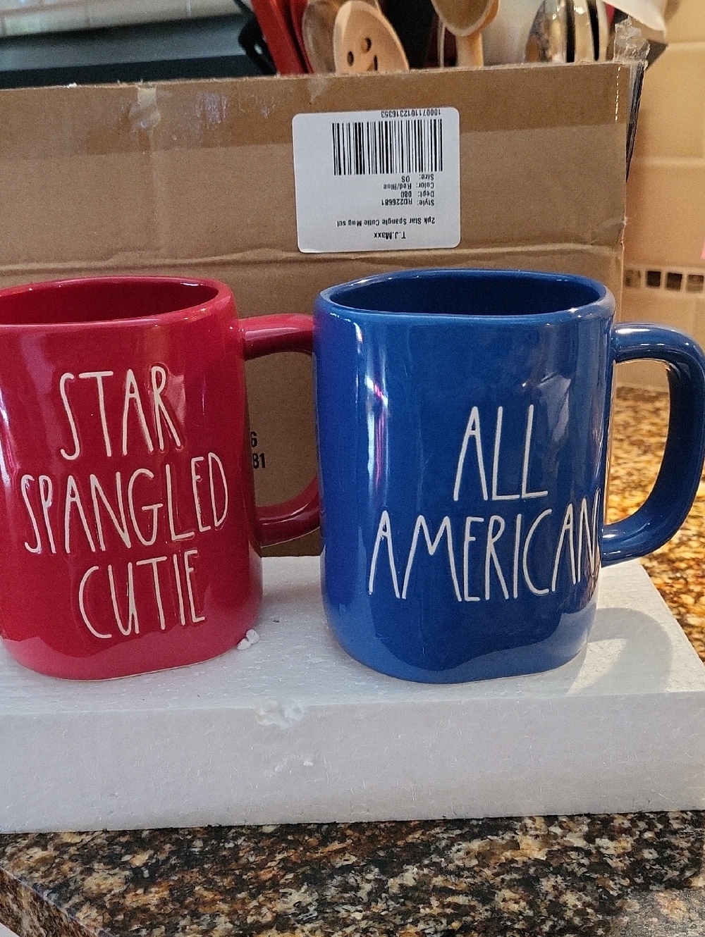 Ray D U N N Spangled Cutie And All American Mugs New Inbox